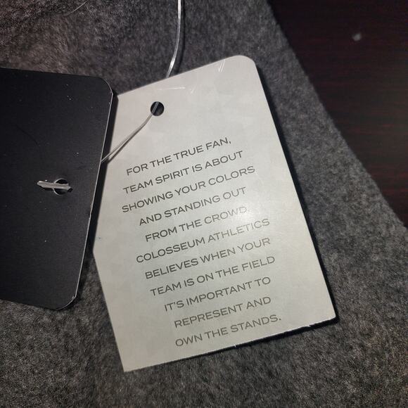 Duke Men's Fleece Vest XXL Full Zip Polyester Pockets Athletic Colosseum Gray - Picture 7 of 7